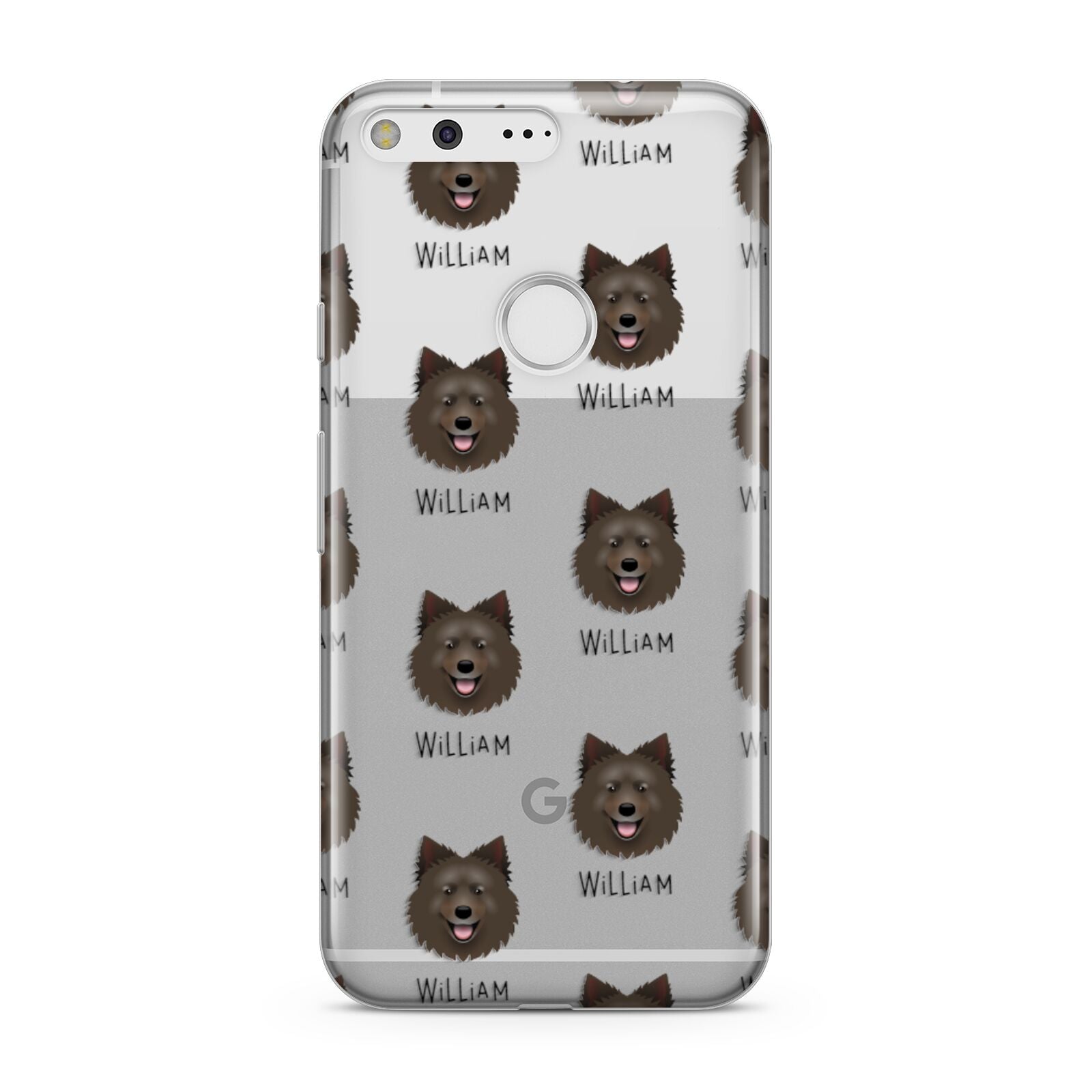 Swedish Lapphund Icon with Name Google Pixel Case