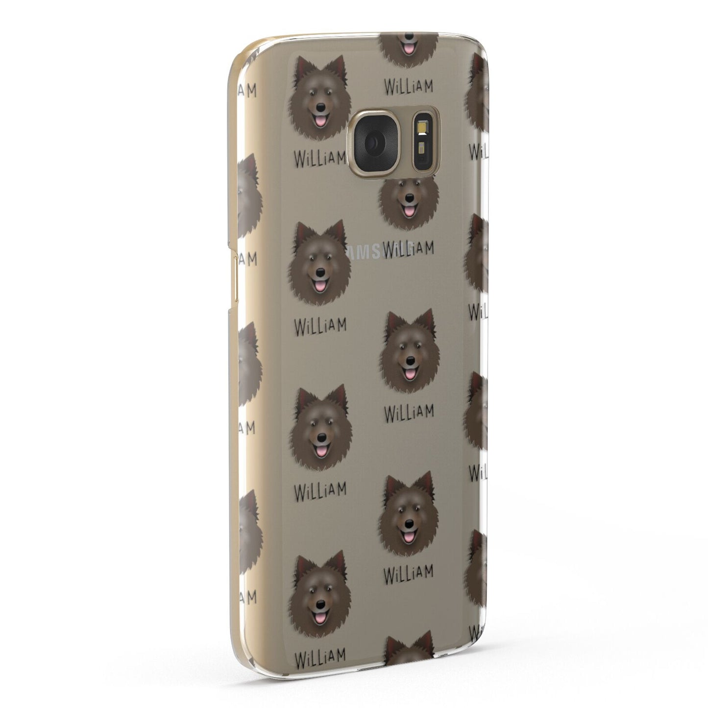 Swedish Lapphund Icon with Name Samsung Galaxy Case Fourty Five Degrees