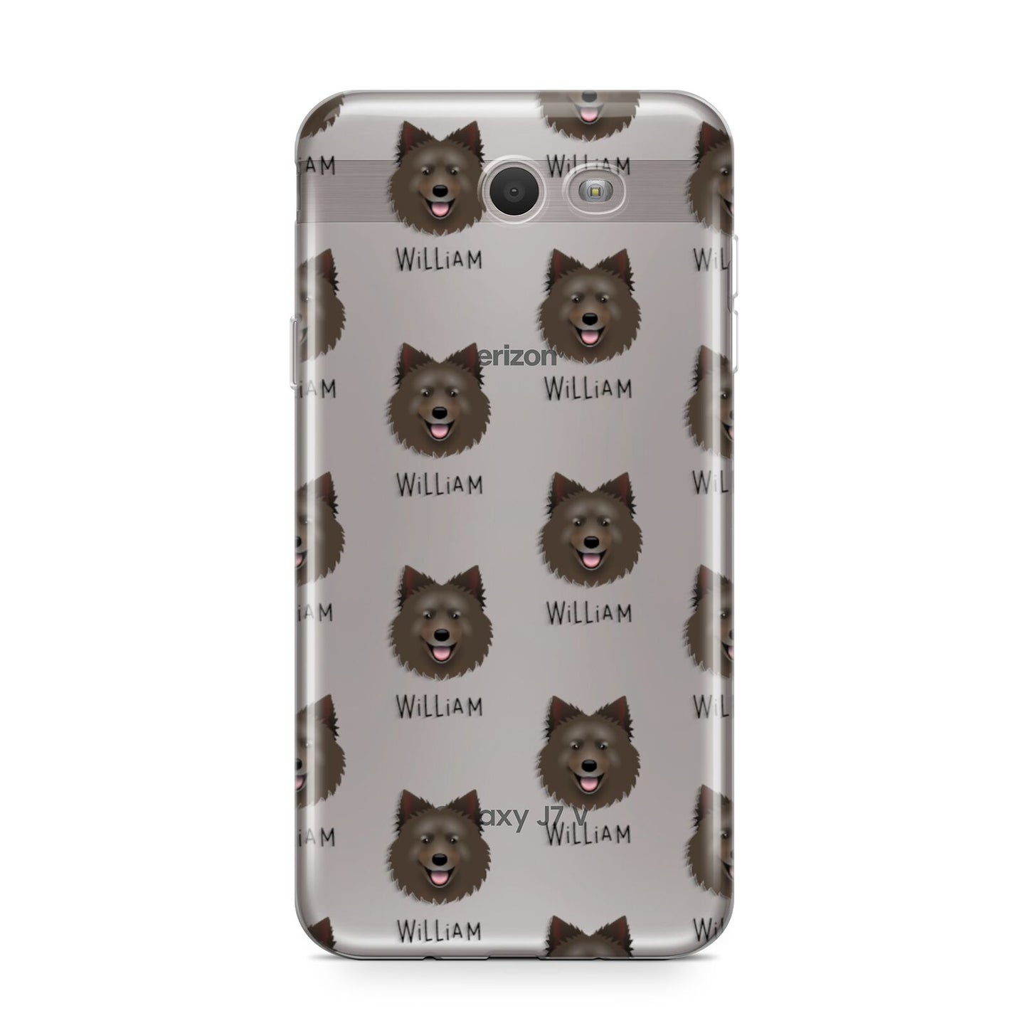 Swedish Lapphund Icon with Name Samsung Galaxy J7 2017 Case