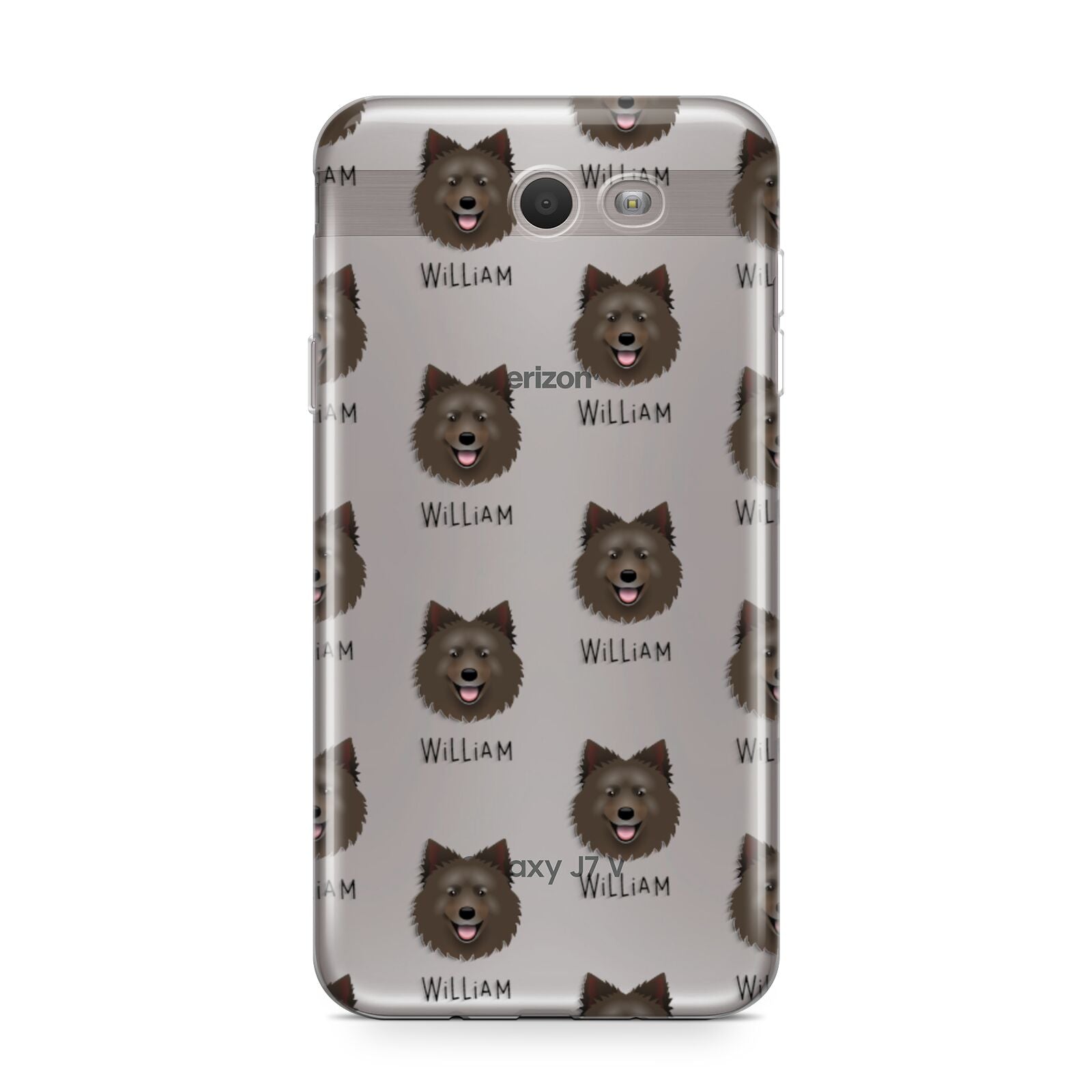 Swedish Lapphund Icon with Name Samsung Galaxy J7 2017 Case