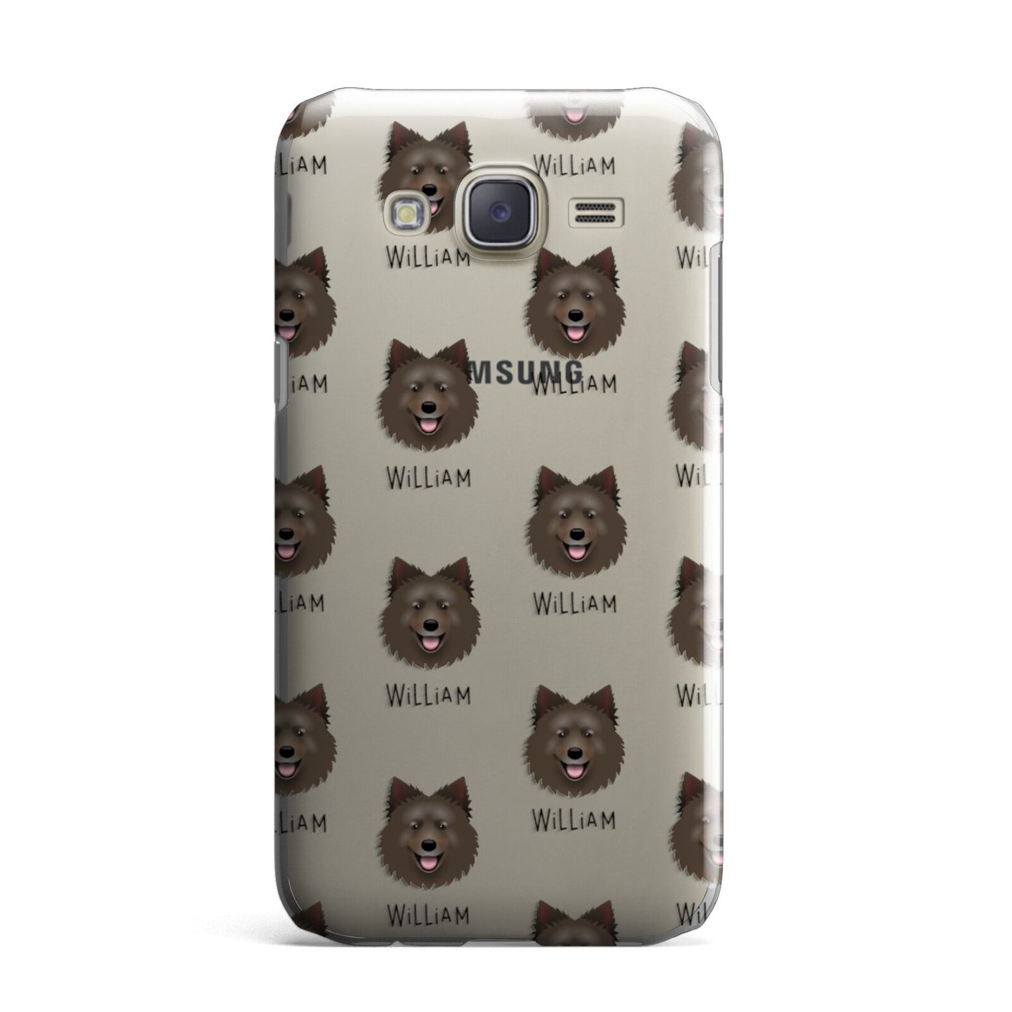Swedish Lapphund Icon with Name Samsung Galaxy J7 Case