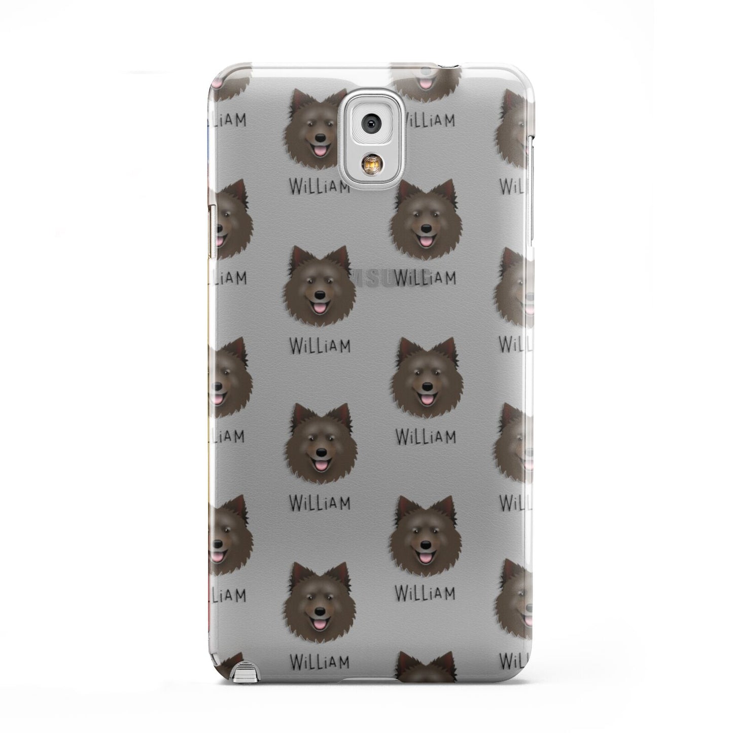 Swedish Lapphund Icon with Name Samsung Galaxy Note 3 Case