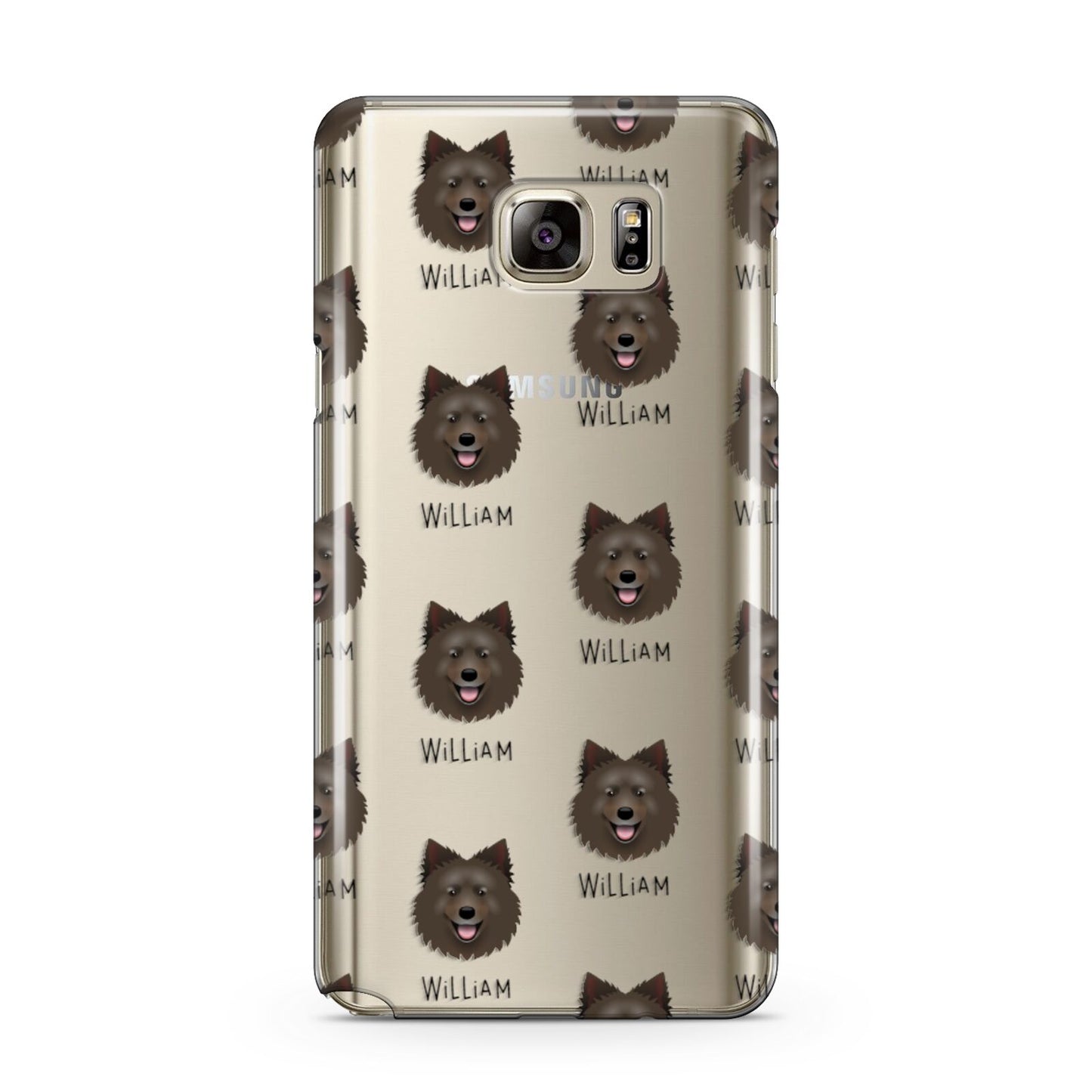 Swedish Lapphund Icon with Name Samsung Galaxy Note 5 Case