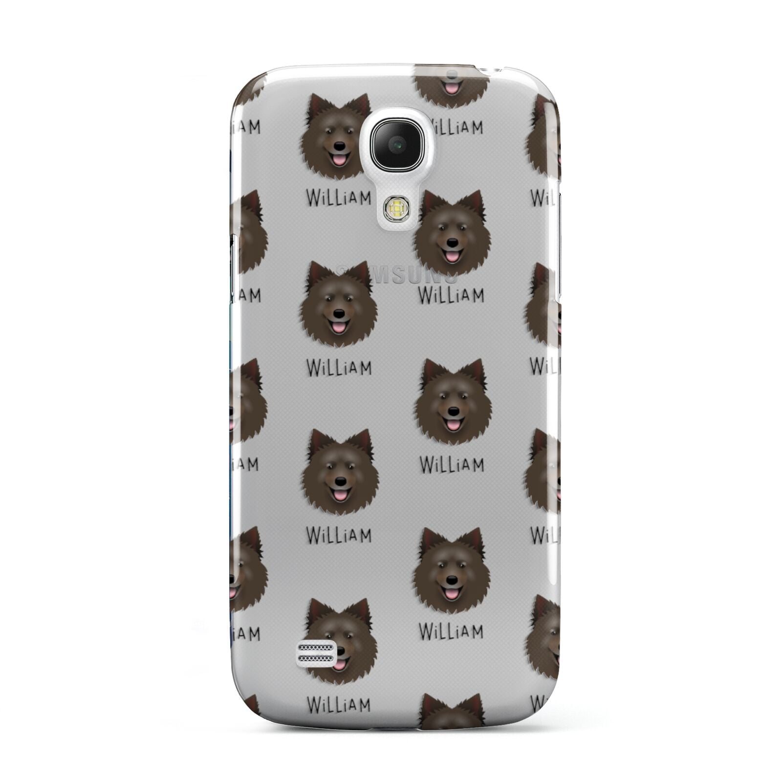 Swedish Lapphund Icon with Name Samsung Galaxy S4 Mini Case
