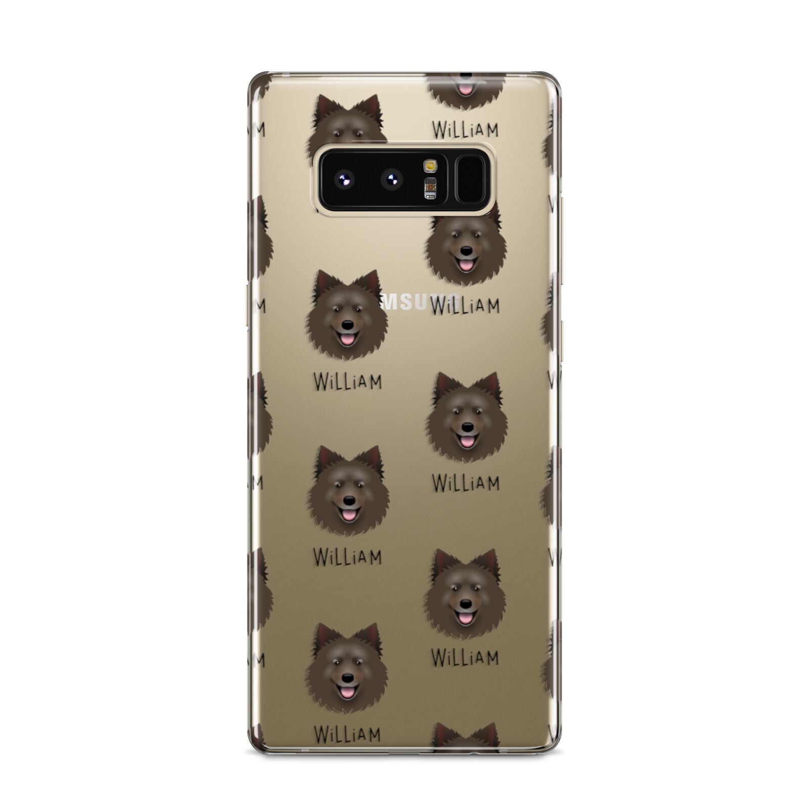 Swedish Lapphund Icon with Name Samsung Galaxy S8 Case