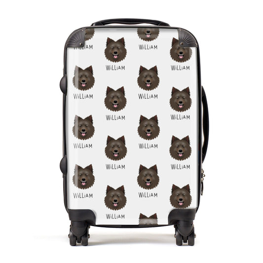 Swedish Lapphund Icon with Name Suitcase