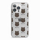 Swedish Lapphund Icon with Name iPhone 13 Pro TPU Impact Case with White Edges
