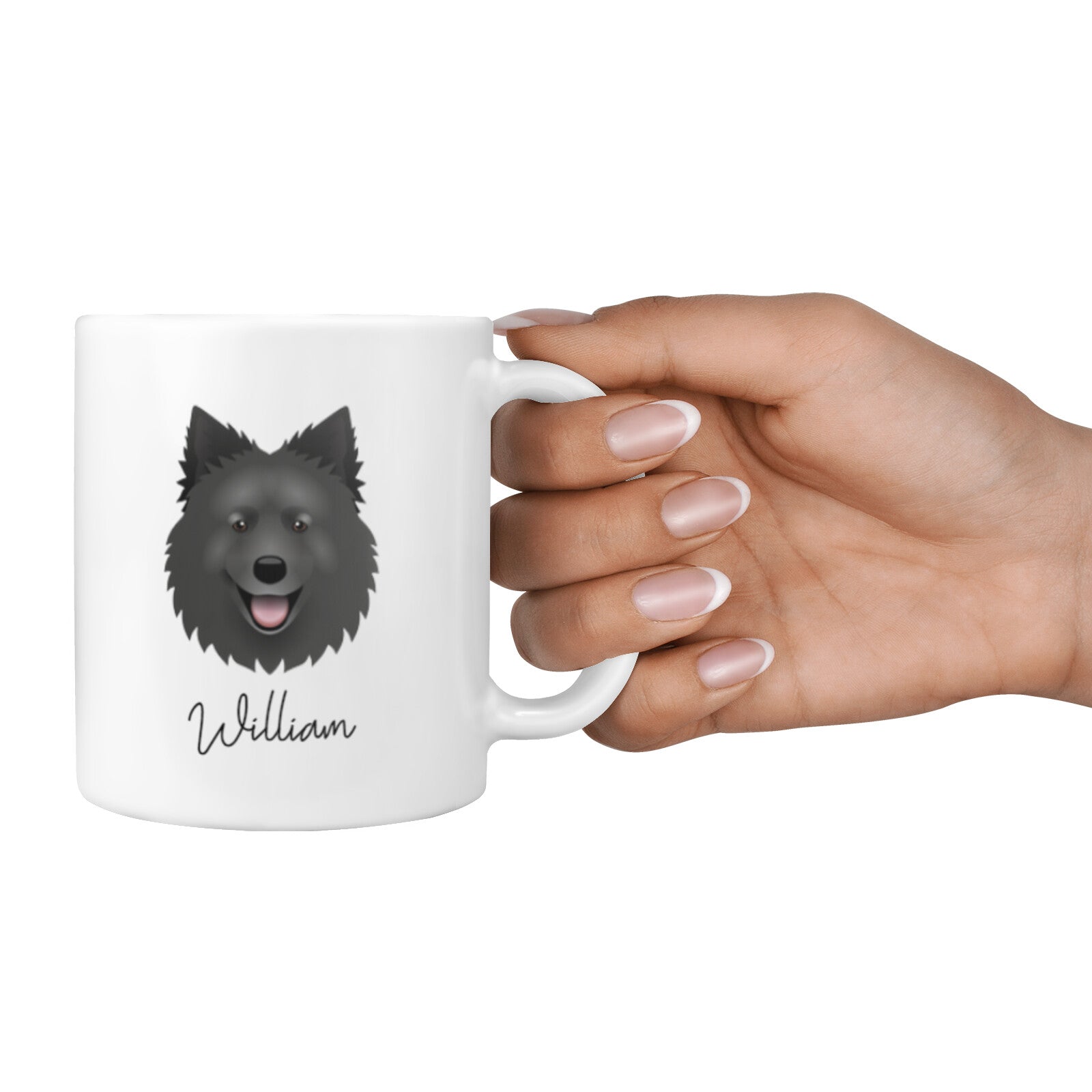 Swedish Lapphund Personalised 10oz Mug Alternative Image 4