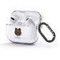 Swedish Lapphund Personalised AirPods Glitter Case 3rd Gen Side Image