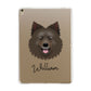 Swedish Lapphund Personalised Apple iPad Gold Case
