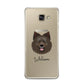 Swedish Lapphund Personalised Samsung Galaxy A3 2016 Case on gold phone