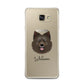 Swedish Lapphund Personalised Samsung Galaxy A7 2016 Case on gold phone