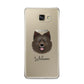 Swedish Lapphund Personalised Samsung Galaxy A9 2016 Case on gold phone