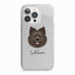 Swedish Lapphund Personalised iPhone 13 Pro TPU Impact Case with White Edges