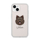 Swedish Lapphund Personalised iPhone 14 Clear Tough Case Starlight