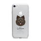 Swedish Lapphund Personalised iPhone 7 Bumper Case on Silver iPhone