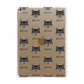 Swedish Vallhund Icon with Name Apple iPad Gold Case