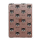 Swedish Vallhund Icon with Name Apple iPad Rose Gold Case