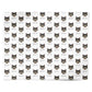 Swedish Vallhund Icon with Name Personalised Wrapping Paper Alternative
