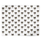 Swedish Vallhund Icon with Name Personalised Wrapping Paper Alternative