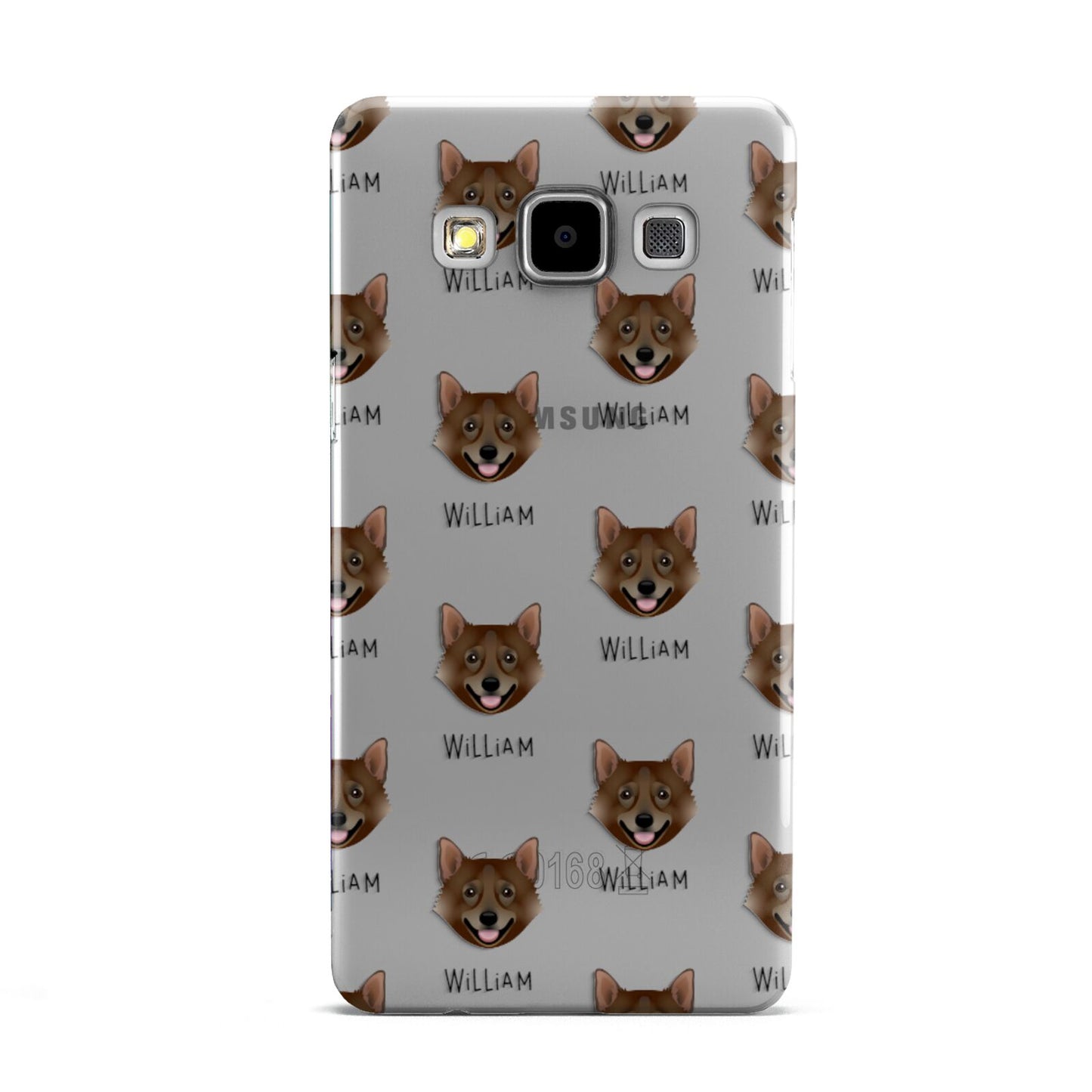 Swedish Vallhund Icon with Name Samsung Galaxy A5 Case