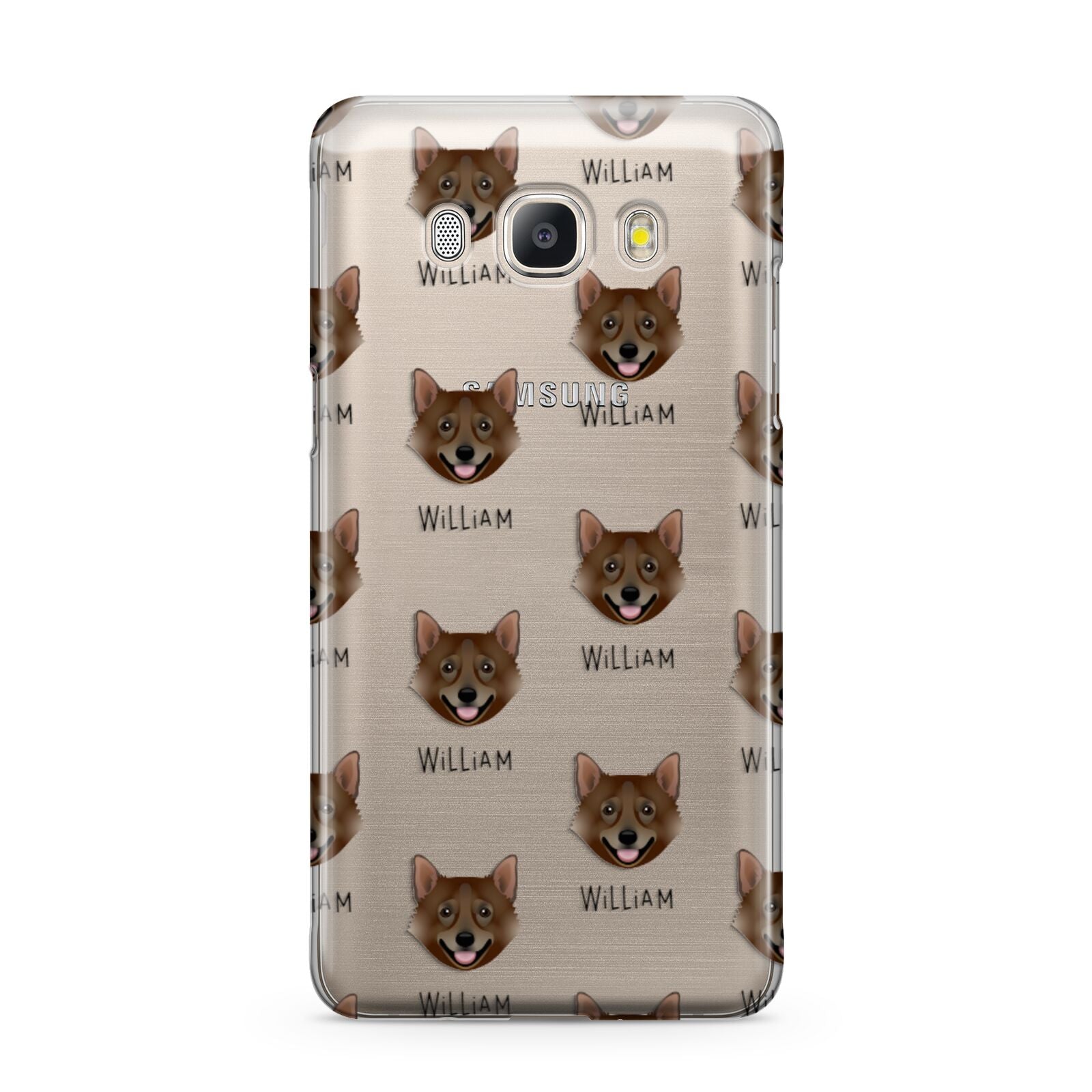 Swedish Vallhund Icon with Name Samsung Galaxy J5 2016 Case