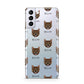 Swedish Vallhund Icon with Name Samsung S21 Plus Phone Case