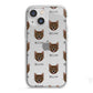 Swedish Vallhund Icon with Name iPhone 13 Mini TPU Impact Case with White Edges