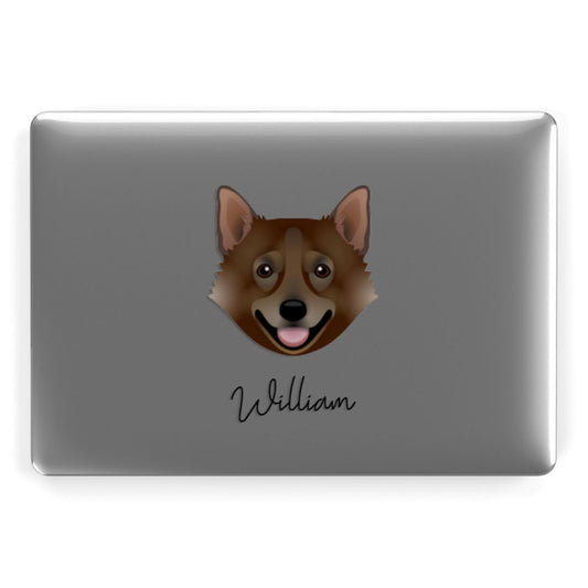 Swedish Vallhund Personalised Apple MacBook Case