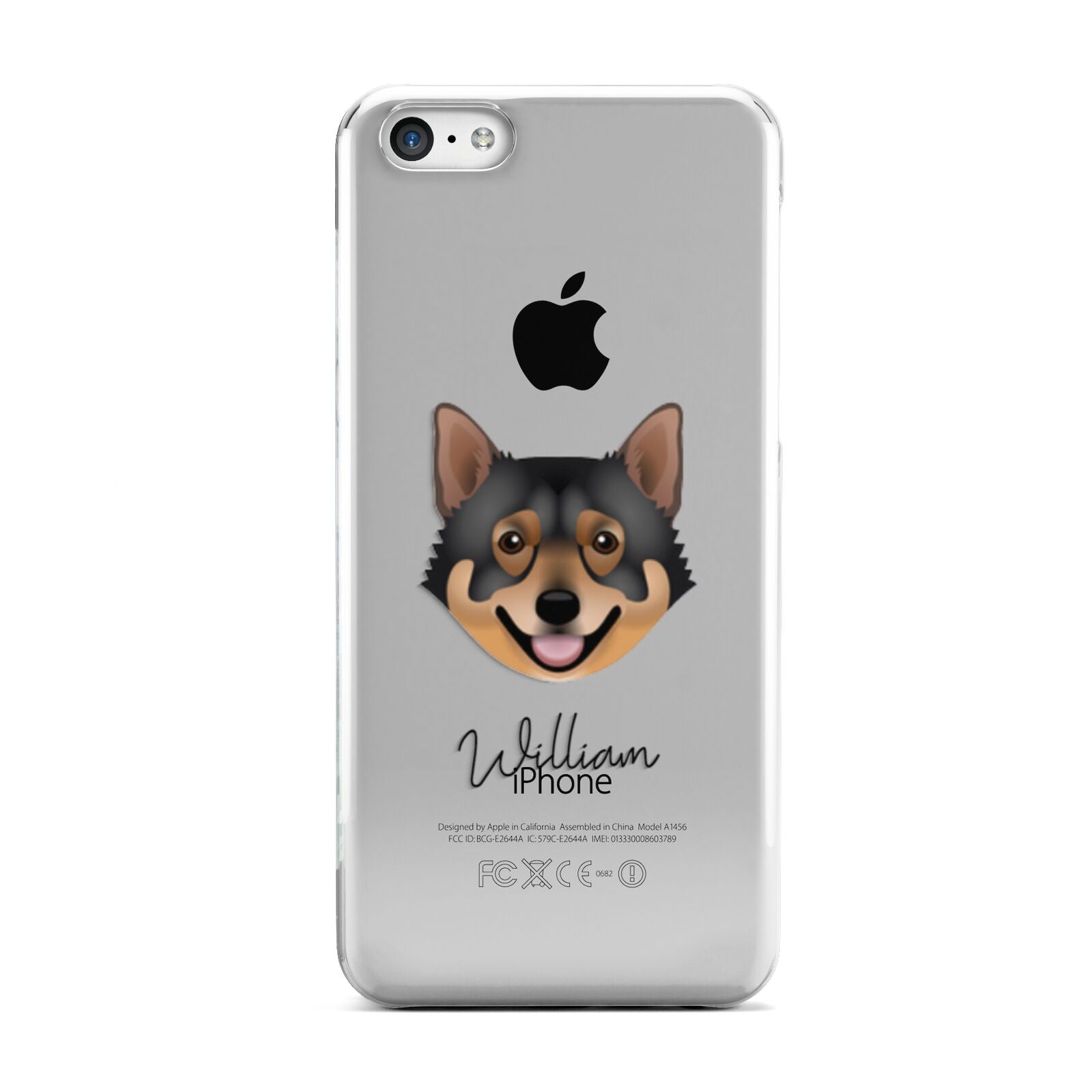 Swedish Vallhund Personalised Apple iPhone 5c Case