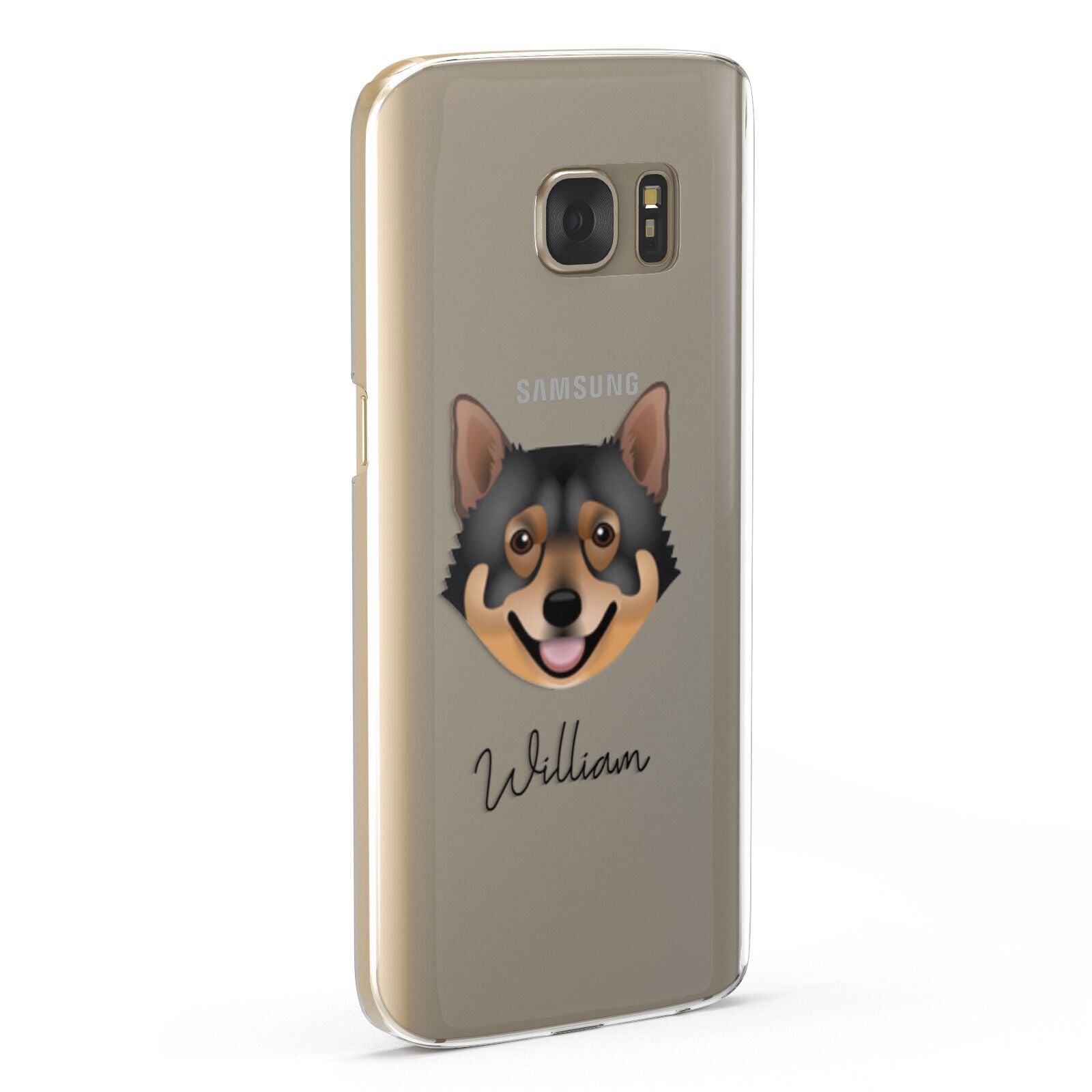 Swedish Vallhund Personalised Samsung Galaxy Case Fourty Five Degrees