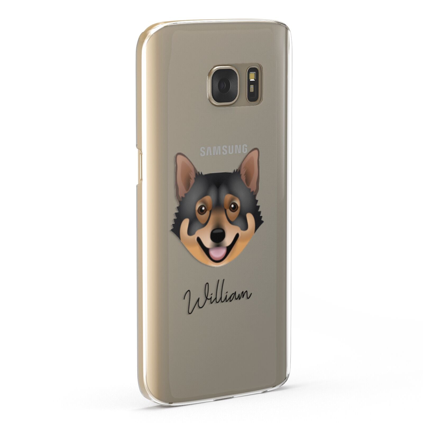 Swedish Vallhund Personalised Samsung Galaxy Case Fourty Five Degrees