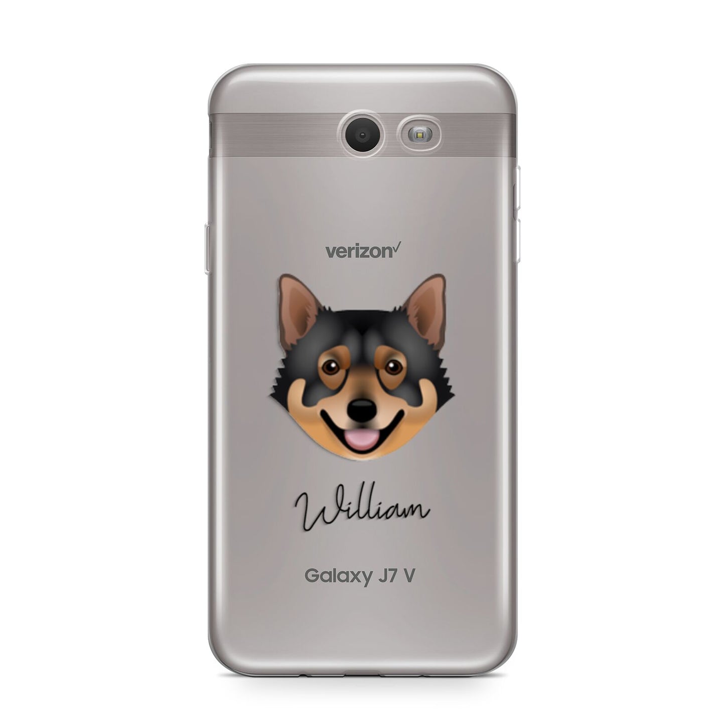 Swedish Vallhund Personalised Samsung Galaxy J7 2017 Case