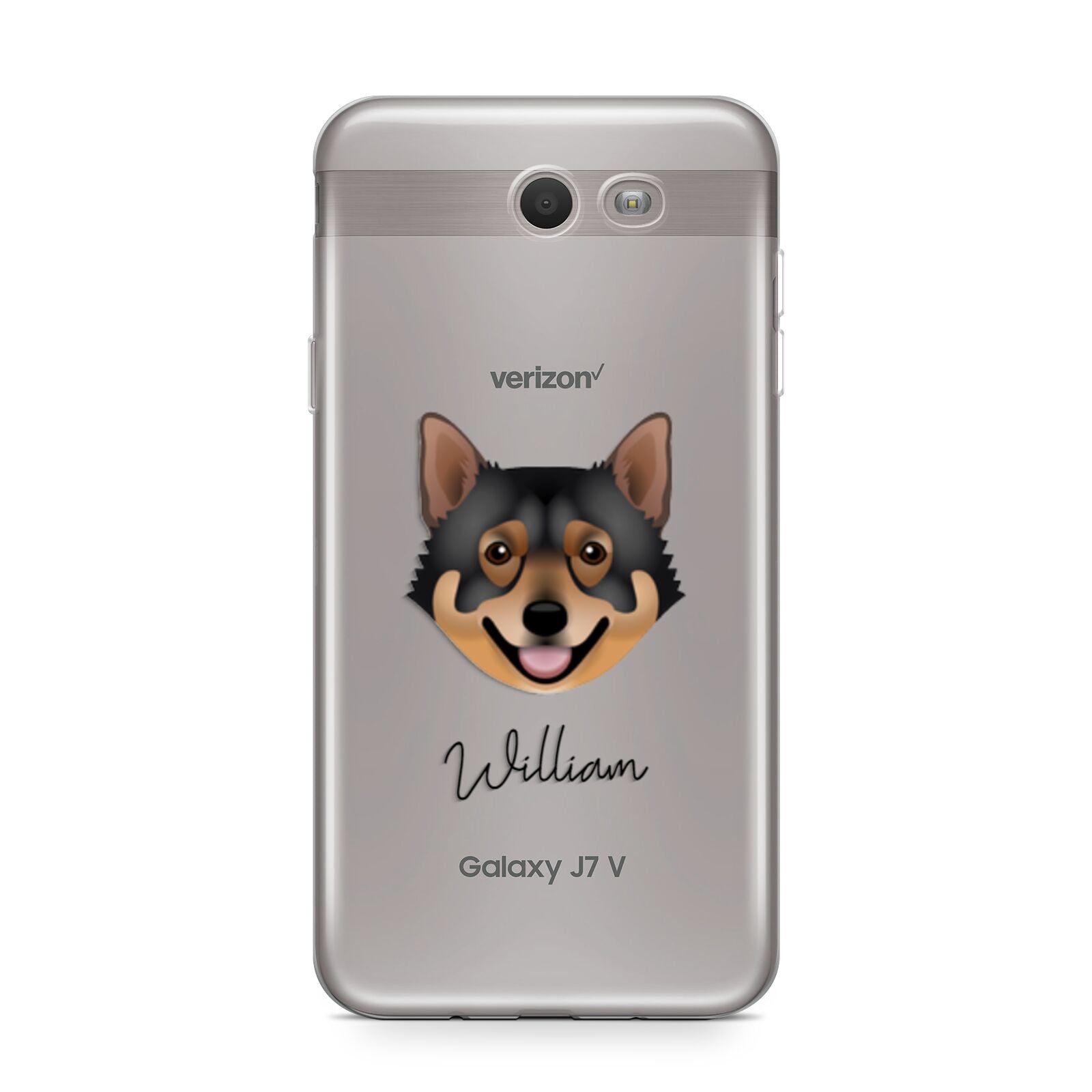 Swedish Vallhund Personalised Samsung Galaxy J7 2017 Case