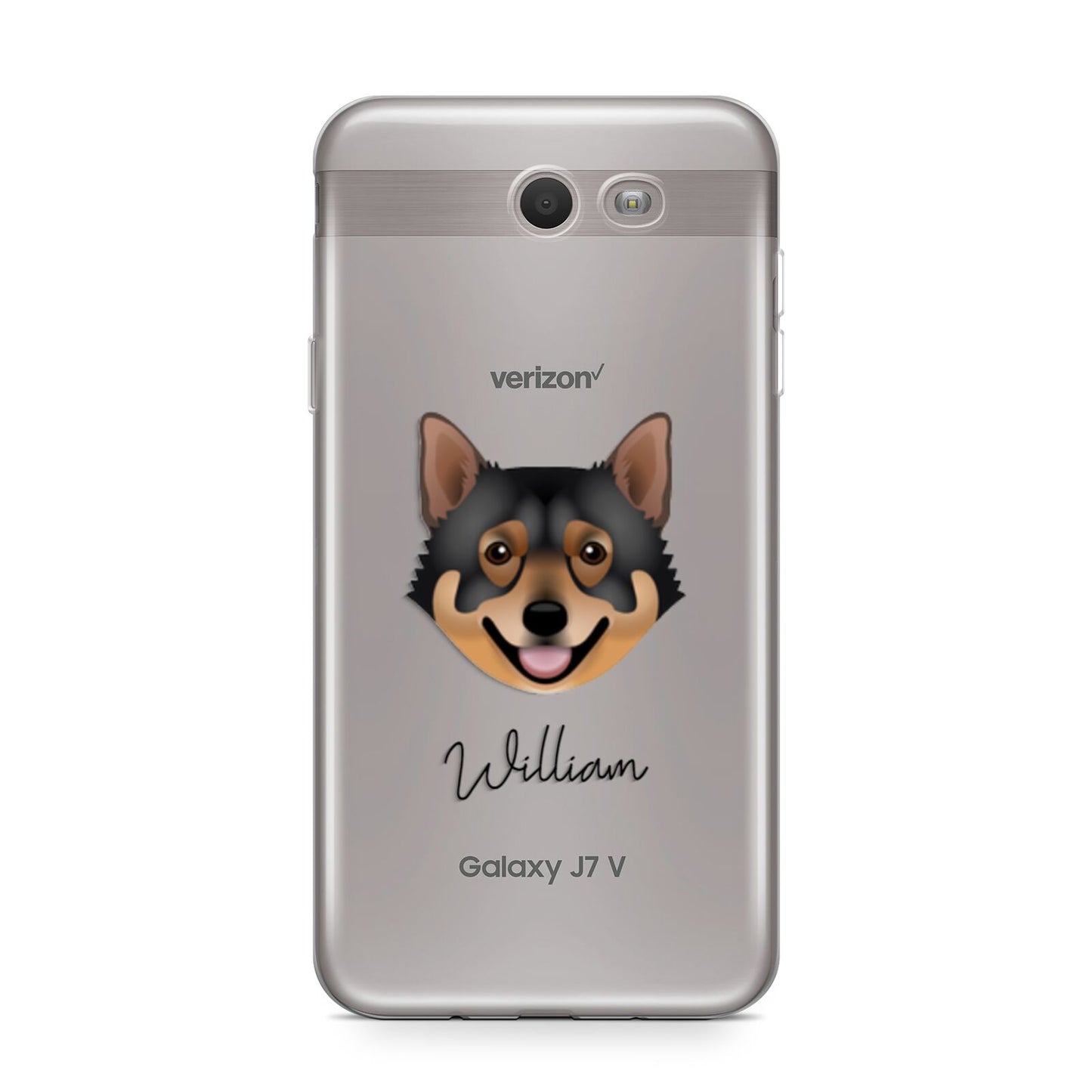 Swedish Vallhund Personalised Samsung Galaxy J7 2017 Case