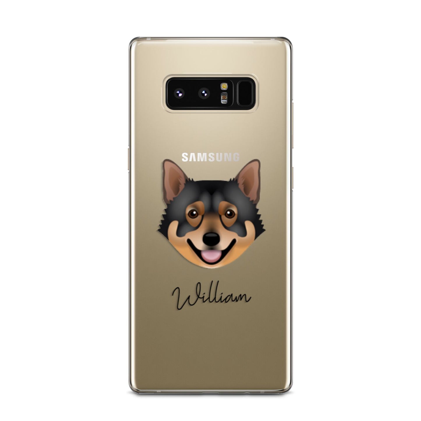 Swedish Vallhund Personalised Samsung Galaxy Note 8 Case
