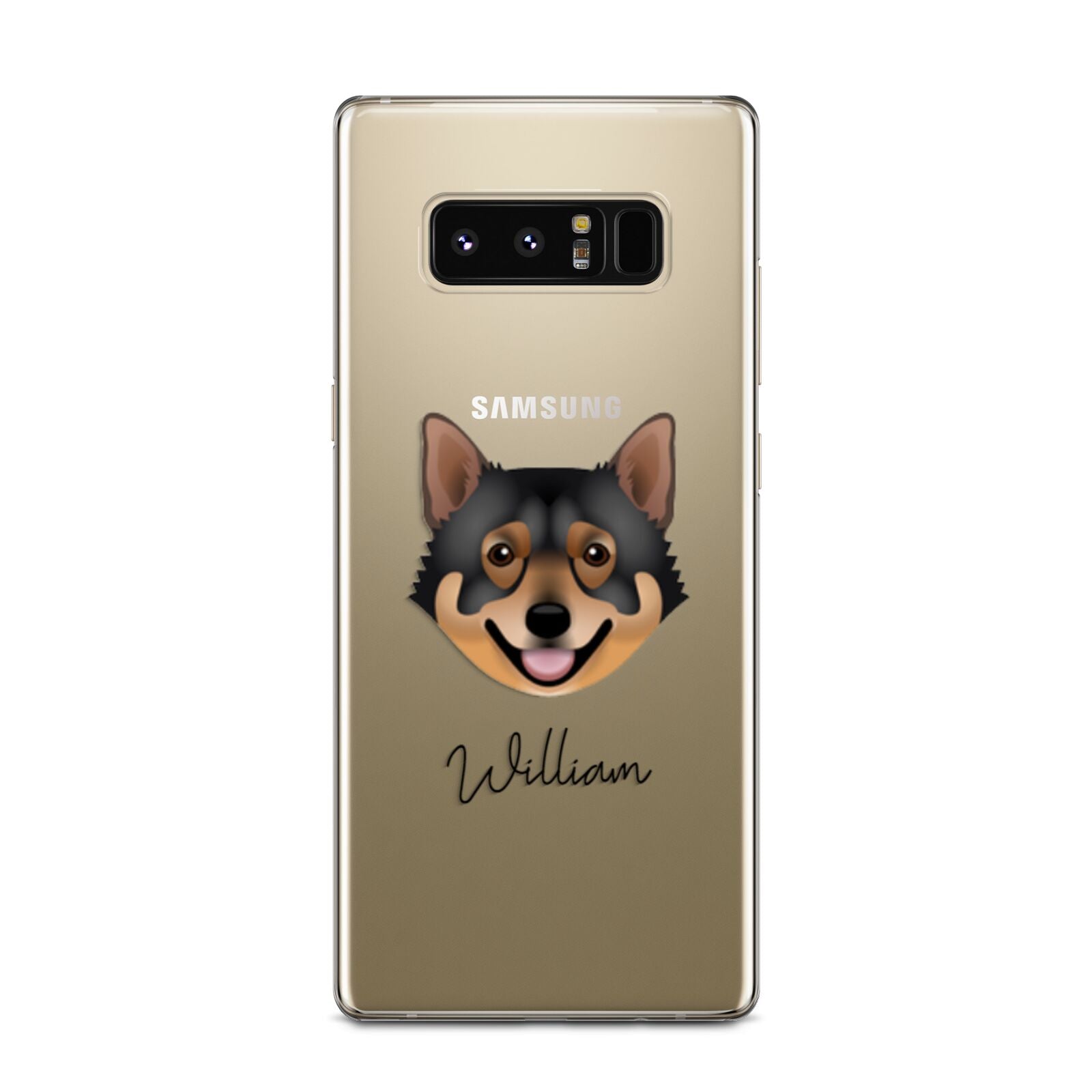 Swedish Vallhund Personalised Samsung Galaxy Note 8 Case