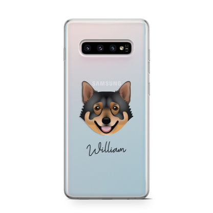Swedish Vallhund Personalised Samsung Galaxy S10 Case