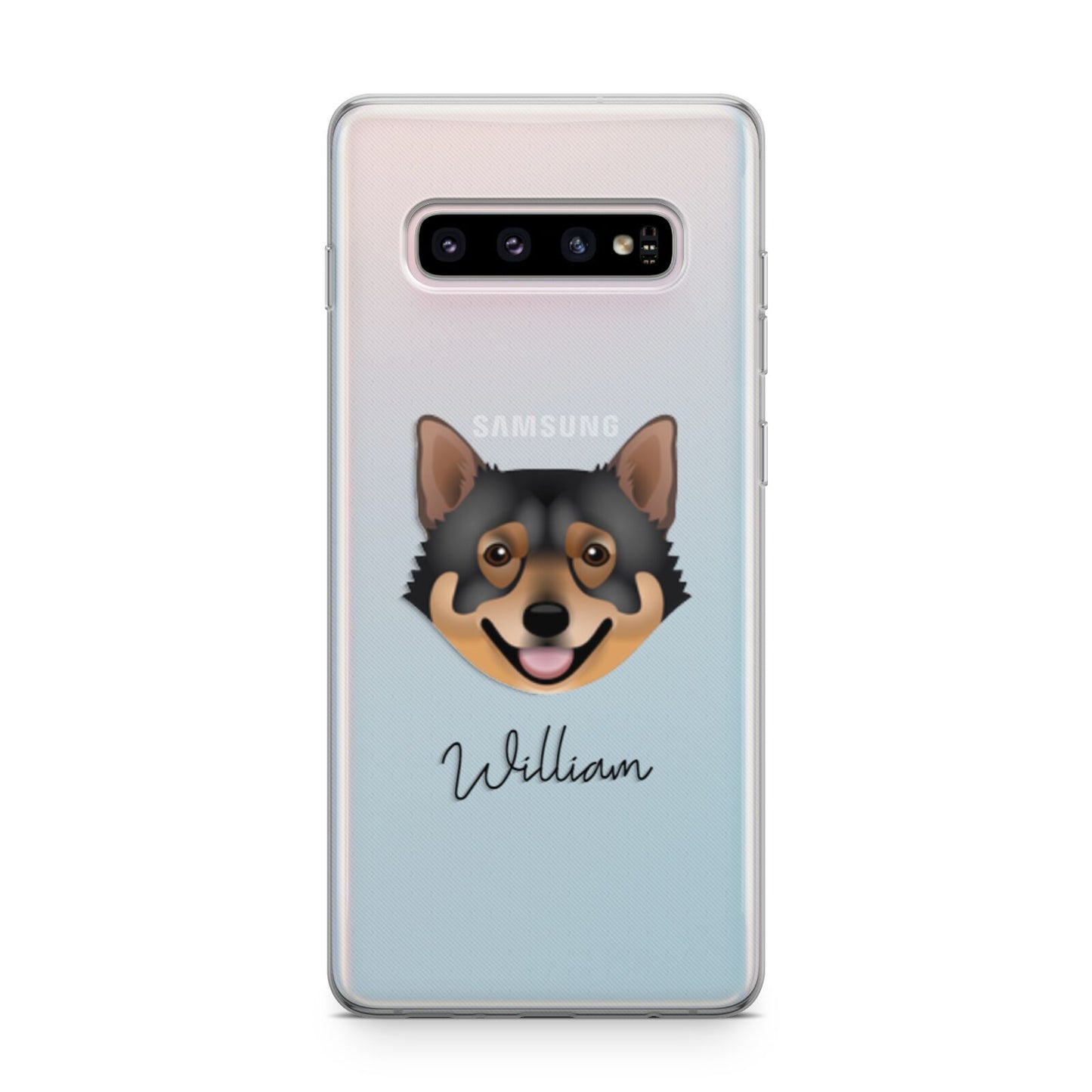 Swedish Vallhund Personalised Samsung Galaxy S10 Plus Case
