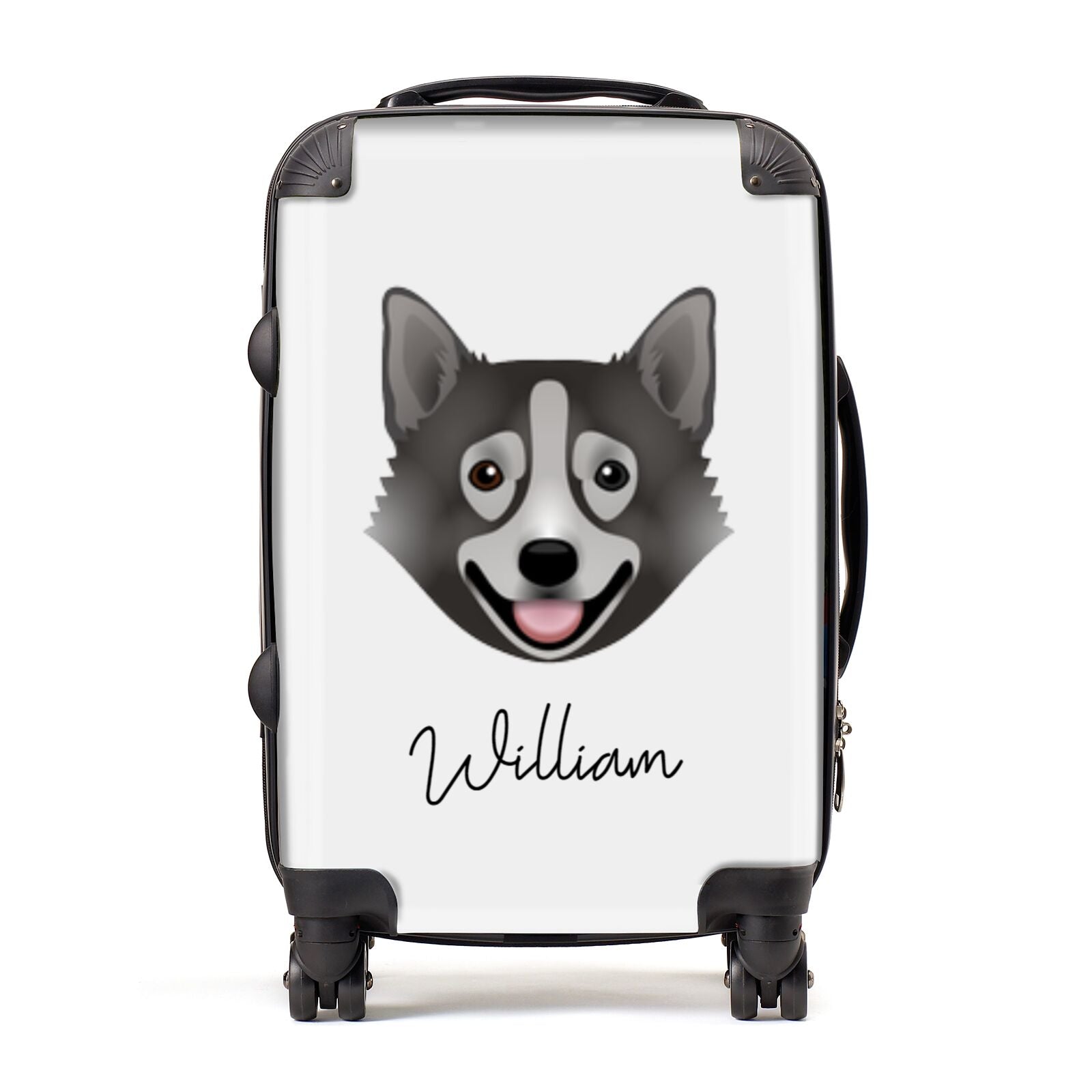 Swedish Vallhund Personalised Suitcase