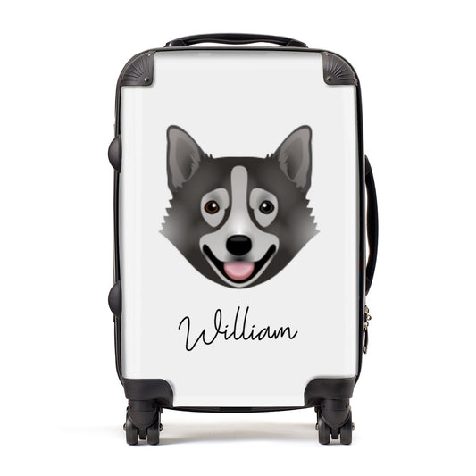 Swedish Vallhund Personalised Suitcase