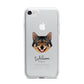 Swedish Vallhund Personalised iPhone 7 Bumper Case on Silver iPhone