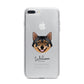 Swedish Vallhund Personalised iPhone 7 Plus Bumper Case on Silver iPhone