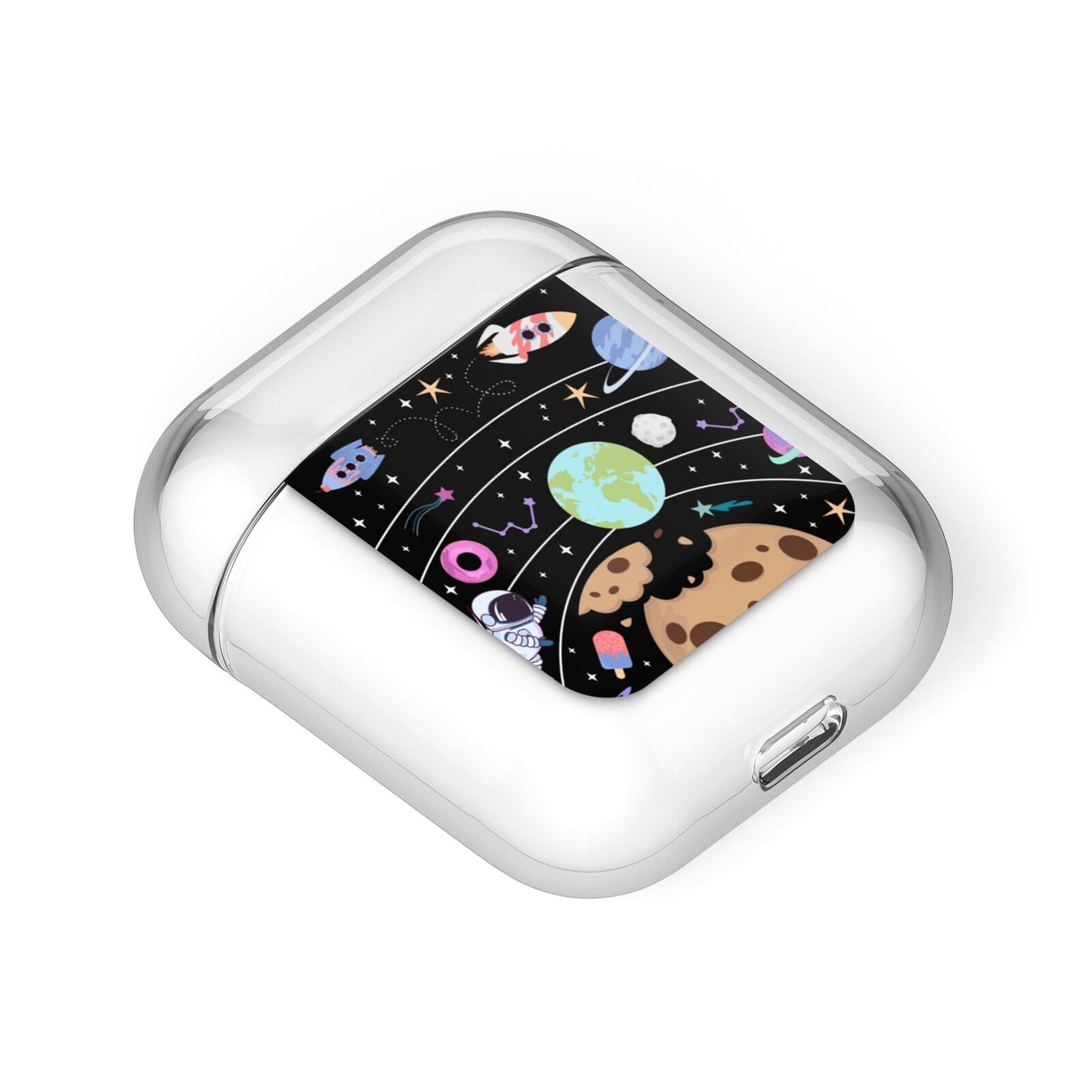 Sweet Celestial Scene AirPods Case Laid Flat