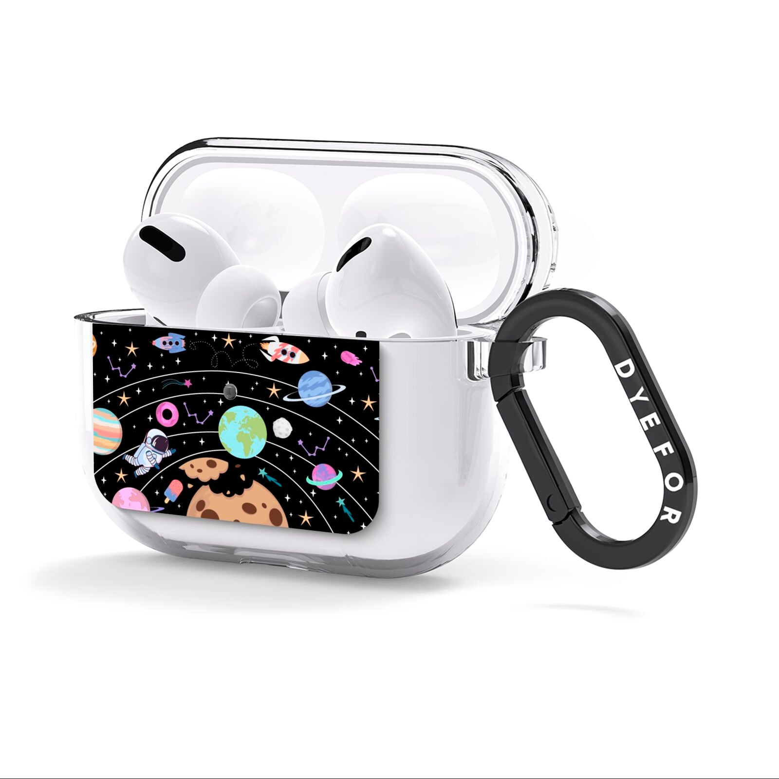Sweet Celestial Scene AirPods Clear Case 3rd Gen Side Image