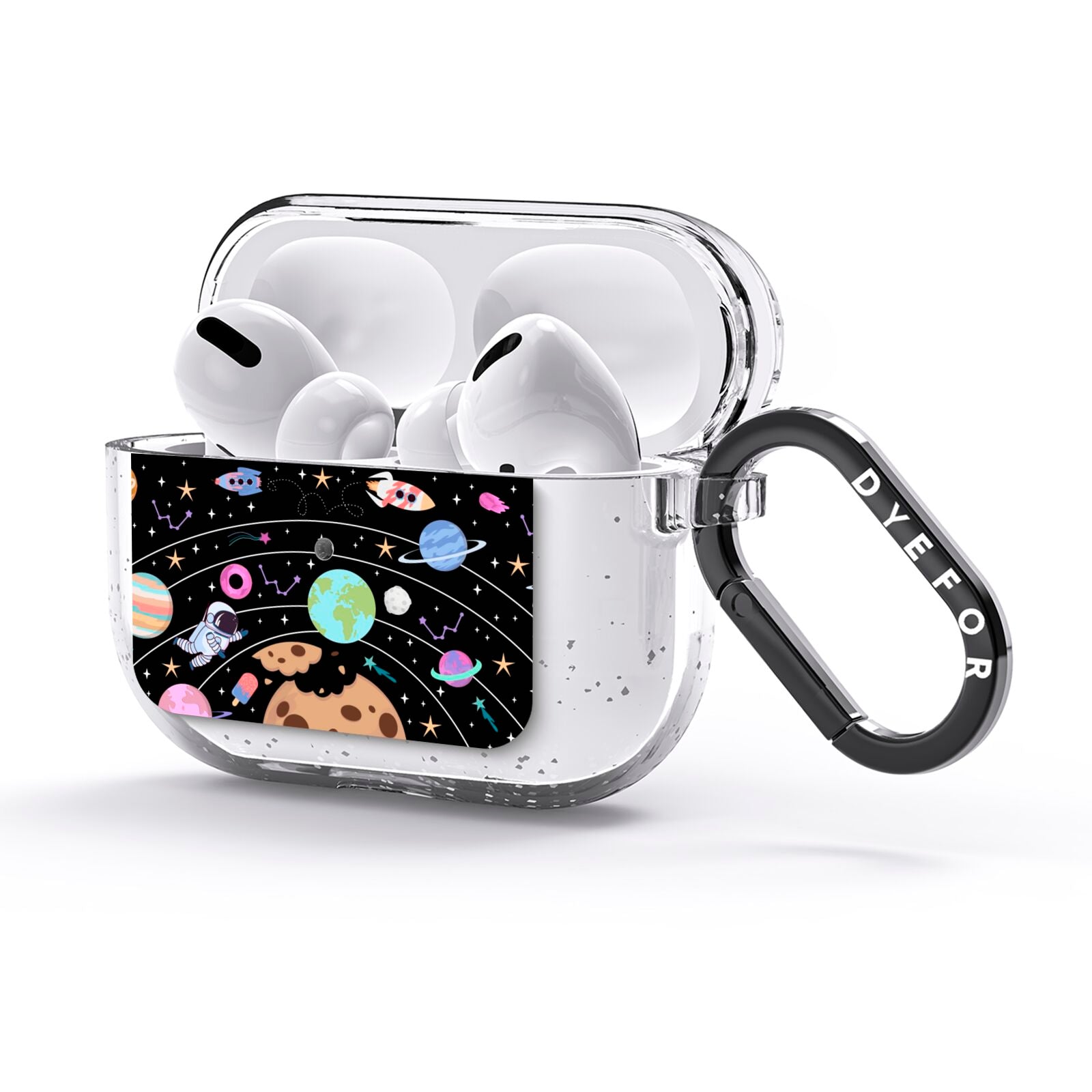 Sweet Celestial Scene AirPods Glitter Case 3rd Gen Side Image