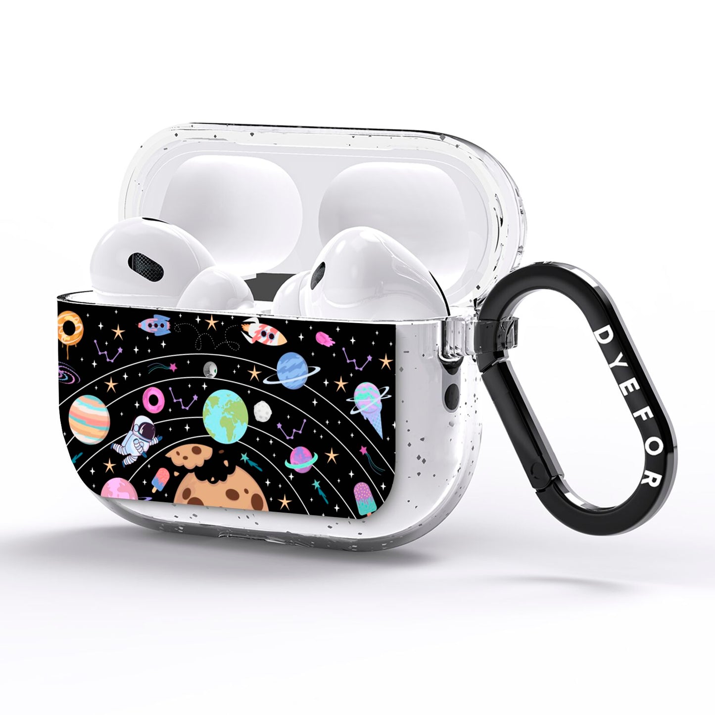 Sweet Celestial Scene AirPods Pro Glitter Case Side Image