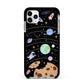 Sweet Celestial Scene Apple iPhone 11 Pro Max in Silver with Black Impact Case