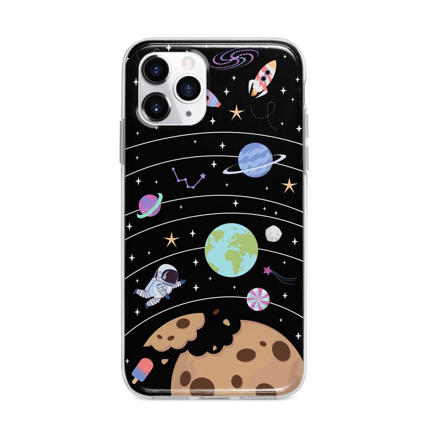 Sweet Celestial Scene Apple iPhone 11 Pro in Silver with Bumper Case