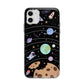 Sweet Celestial Scene Apple iPhone 11 in White with Bumper Case